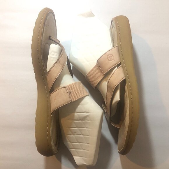BORN Sandals Women's Size 9 Pink Tan Slip On Shoes F39898 CQL17 - Picture 10 of 12